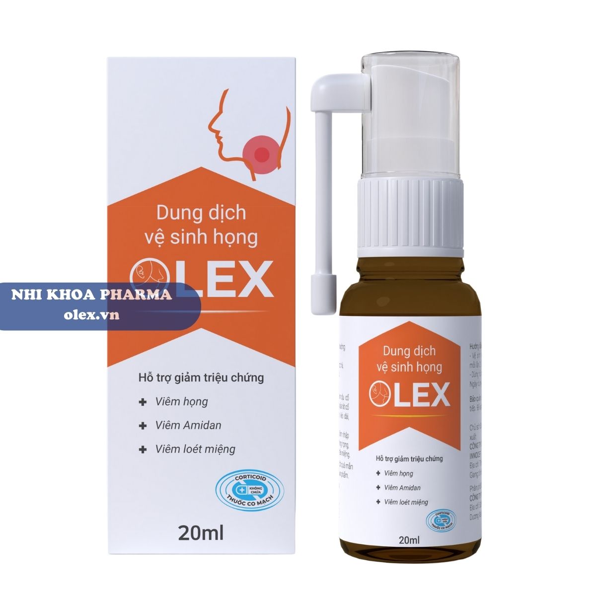 Vệ sinh họng Olex